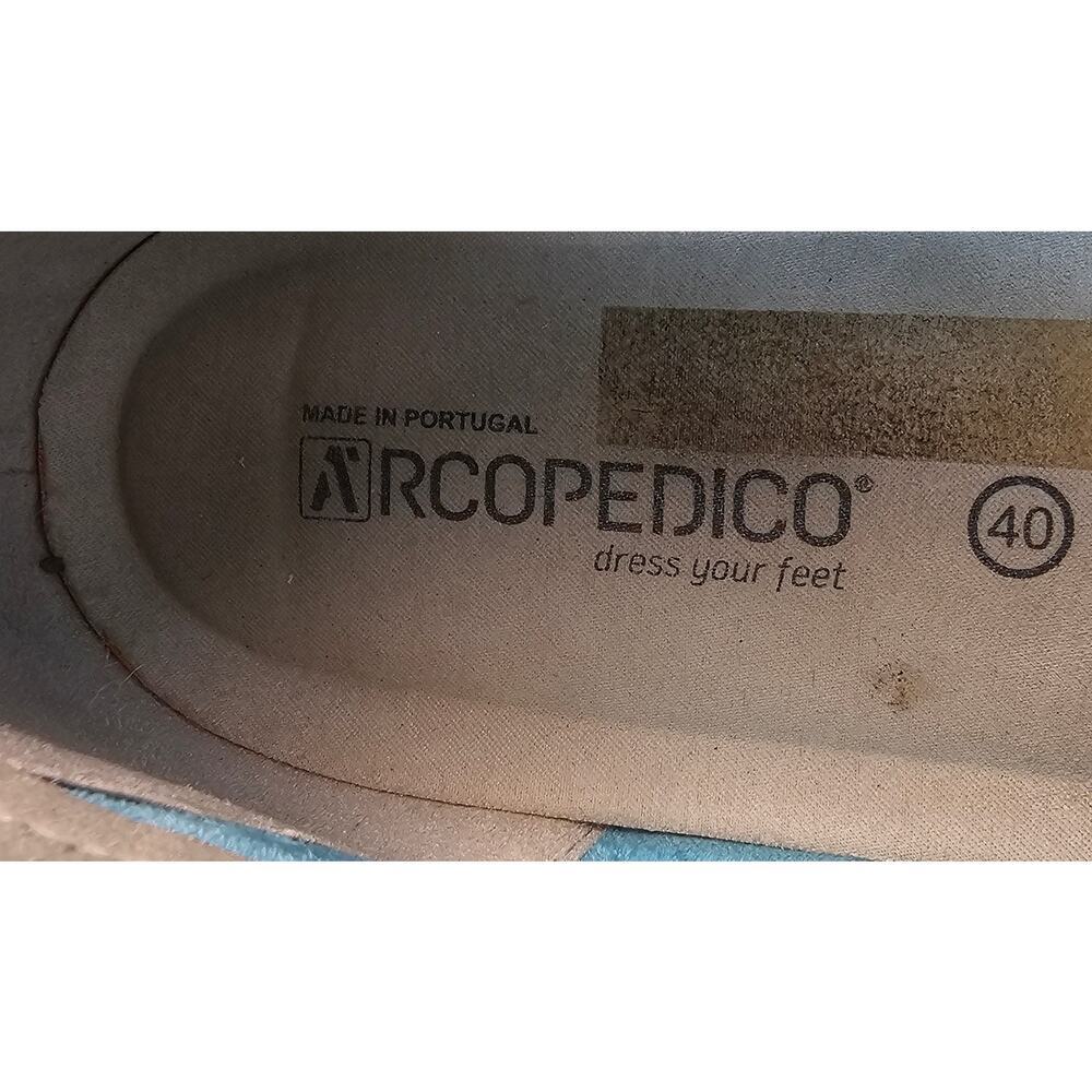 9 /9.5 sz 40 arcopedico blue sky slip on comfort orthopedic tennishoes shoes - Picture 7 of 10